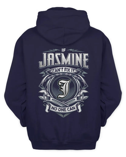 JASMINE AP81-K4-626 - Personalized Ahmed Quote Apparel “If Ahmed Can't Fix It, No One Can” - Unisex Hoodie - Navy