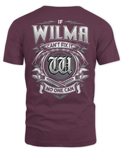 WILMA AP81-K4-626 - Personalized Ahmed Quote Apparel “If Ahmed Can't Fix It, No One Can” - Unisex Standard T-Shirt - Maroon