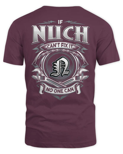 NUCH AP81-K4-626 - Personalized Ahmed Quote Apparel “If Ahmed Can't Fix It, No One Can” - Unisex Standard T-Shirt - Maroon