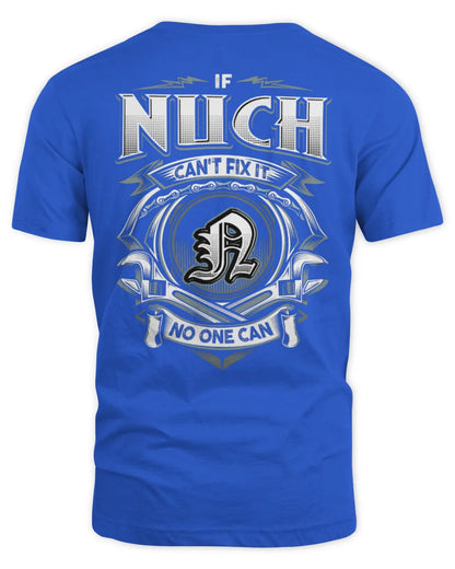 NUCH AP81-K4-626 - Personalized Ahmed Quote Apparel “If Ahmed Can't Fix It, No One Can” - Unisex Standard T-Shirt - Royal