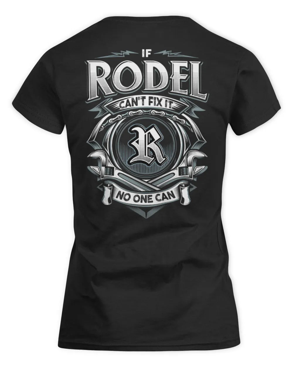 RODEL AP81-K4-626 - Personalized Ahmed Quote Apparel “If Ahmed Can't Fix It, No One Can” - Women's Standard T-Shirt - Black