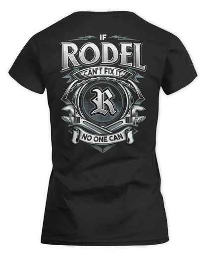 RODEL AP81-K4-626 - Personalized Ahmed Quote Apparel “If Ahmed Can't Fix It, No One Can” - Women's Standard T-Shirt - Black