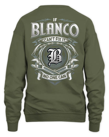 BLANCO AP81-K4-626 - Personalized Ahmed Quote Apparel “If Ahmed Can't Fix It, No One Can” - Unisex Sweatshirt - Military Green