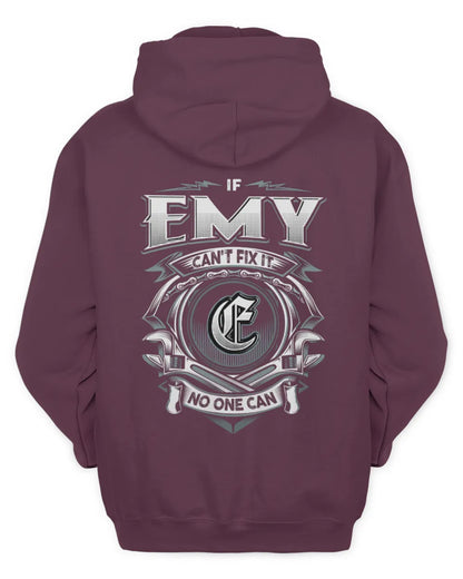 EMY AP81-K4-626 - Personalized Ahmed Quote Apparel “If Ahmed Can't Fix It, No One Can” - Unisex Hoodie - Maroon