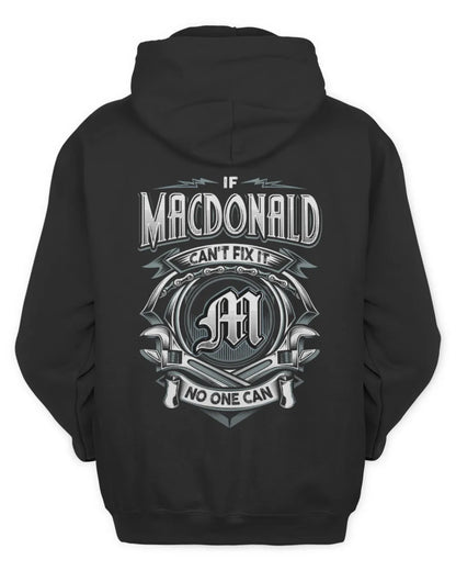 MACDONALD AP81-K4-626 - Personalized Ahmed Quote Apparel “If Ahmed Can't Fix It, No One Can” - Unisex Hoodie - Black