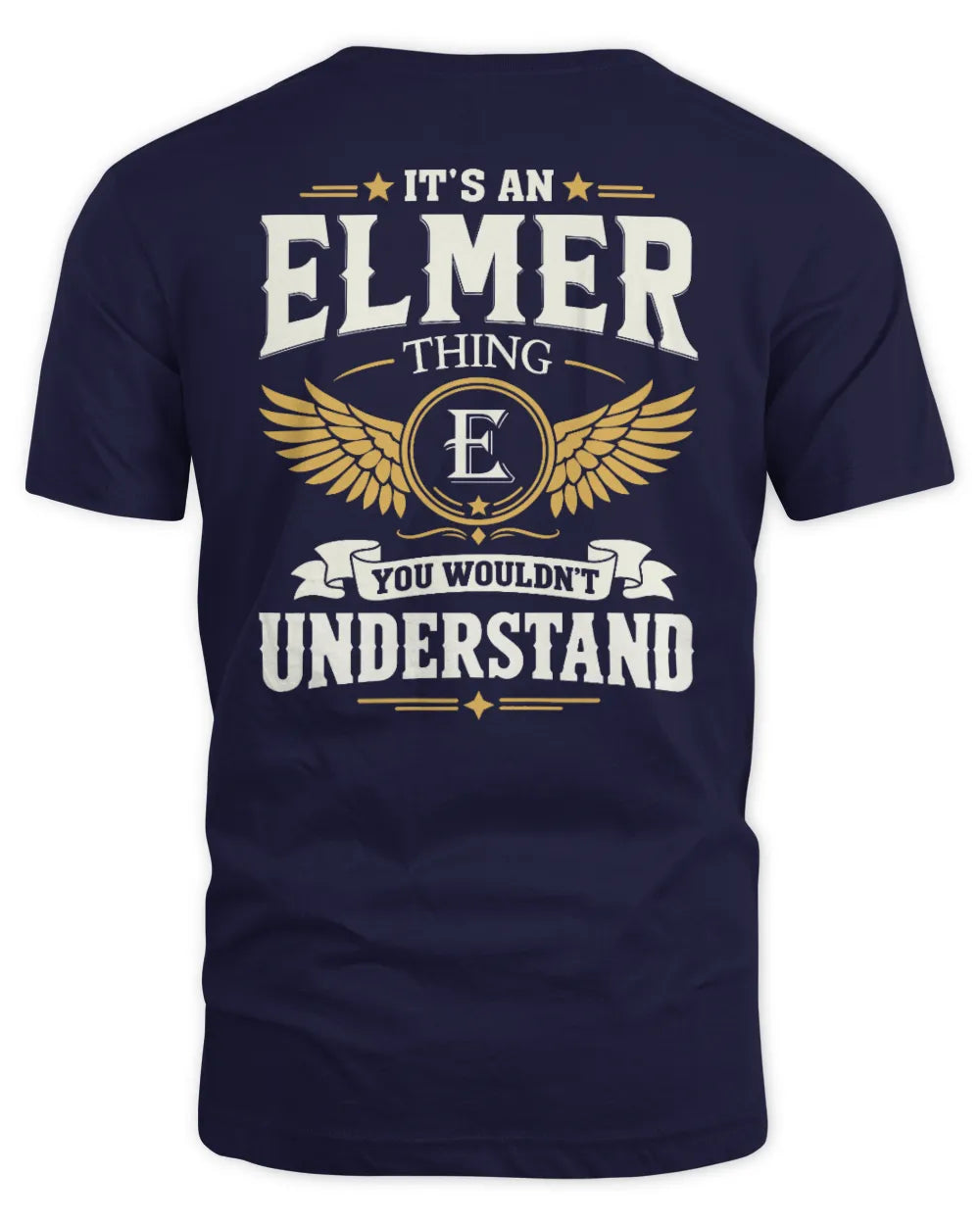 ELMER KT06-M008 It’s a [NAME] Thing – You Wouldn’t Understand | Personalized Vintage T-Shirt - Unisex Standard T-Shirt - Navy