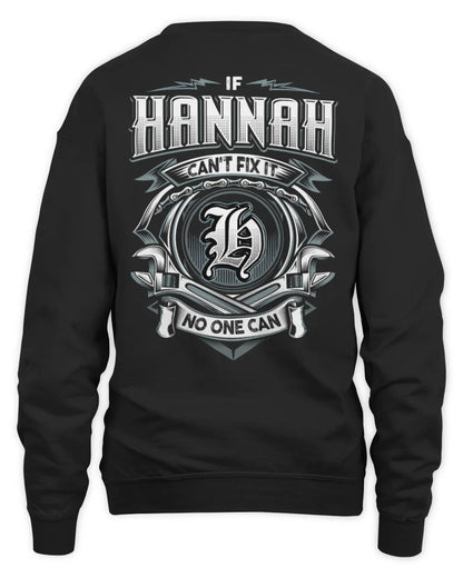 HANNAH AP81-K4-626 - Personalized Ahmed Quote Apparel “If Ahmed Can't Fix It, No One Can” - Unisex Sweatshirt - Black