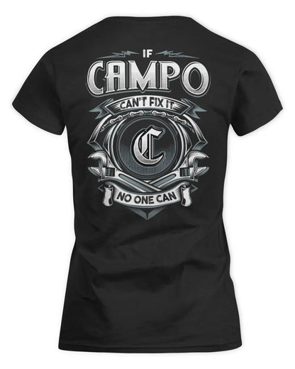 CAMPO AP81-K4-626 - Personalized Ahmed Quote Apparel “If Ahmed Can't Fix It, No One Can” - Women's Standard T-Shirt - Black