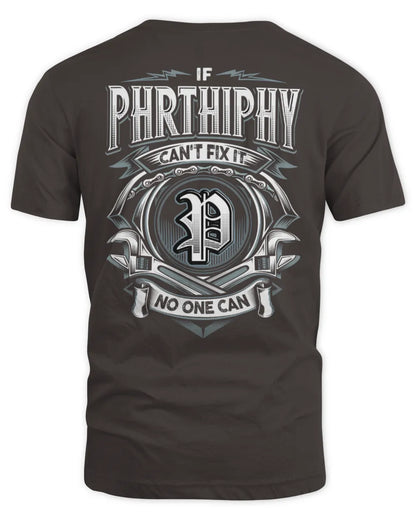 PHRTHIPHY AP81-K4-626 - Personalized Ahmed Quote Apparel “If Ahmed Can't Fix It, No One Can” - Unisex Standard T-Shirt - Dark Chocolate