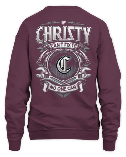 CHRISTY AP81-K4-626 - Personalized Ahmed Quote Apparel “If Ahmed Can't Fix It, No One Can” - Unisex Sweatshirt - Maroon