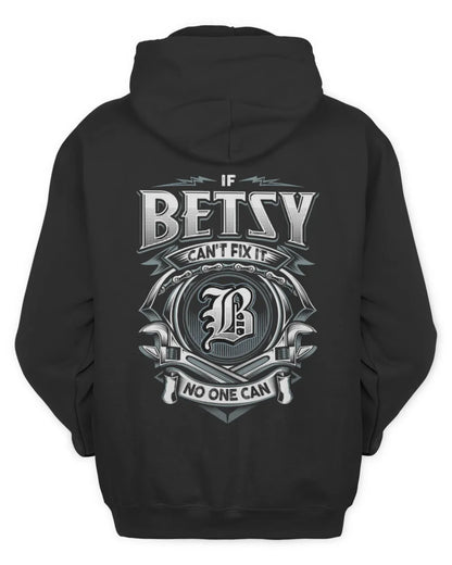 BETSY AP81-K4-626 - Personalized Ahmed Quote Apparel “If Ahmed Can't Fix It, No One Can” - Unisex Hoodie - Black