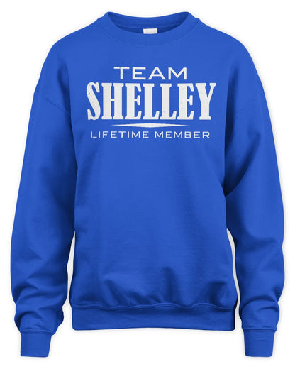 SHELLEY BL62-K4-128 - Personalized “Team NAME Lifetime Member” - Unisex Sweatshirt - Royal