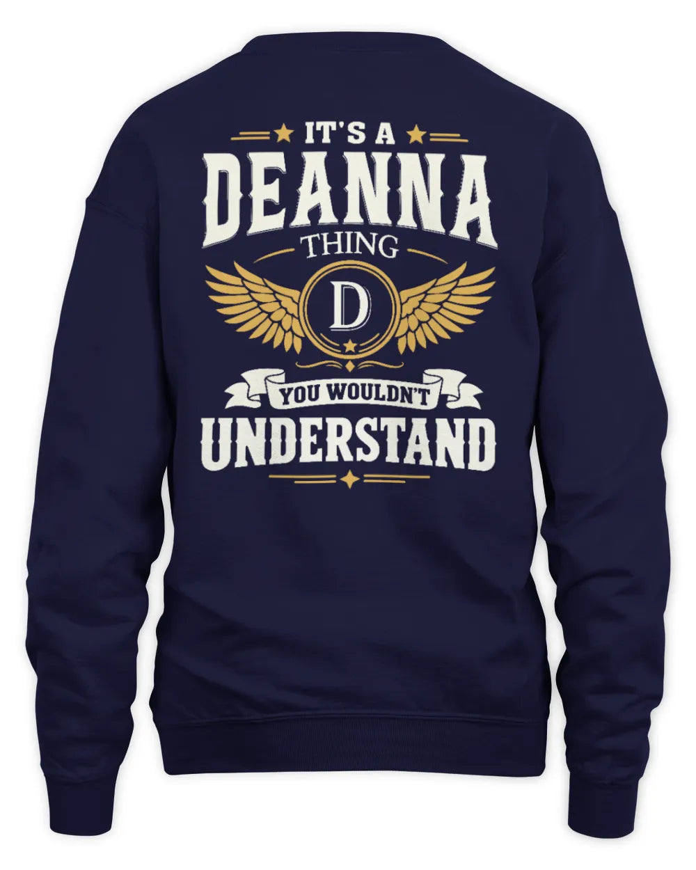 DEANNA KT06-M008 It’s a [NAME] Thing – You Wouldn’t Understand | Personalized Vintage T-Shirt - Unisex Sweatshirt - Navy