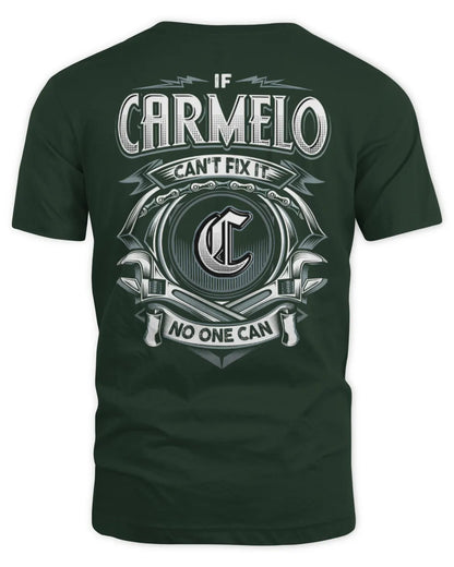 CARMELO AP81-K4-626 - Personalized Ahmed Quote Apparel “If Ahmed Can't Fix It, No One Can” - Unisex Standard T-Shirt - Forest Green