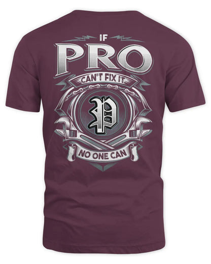 PRO AP81-K4-626 - Personalized Ahmed Quote Apparel “If Ahmed Can't Fix It, No One Can” - Unisex Standard T-Shirt - Maroon