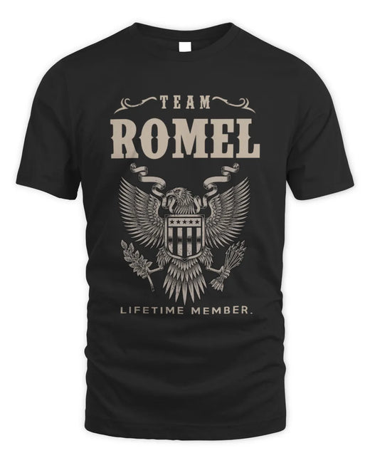 ROMEL TP06-K82 – Personalized Classic Style Apparel “Team NAME Lifetime Member”