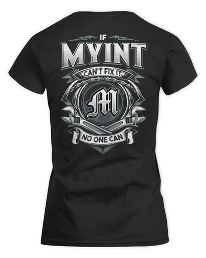 MYINT AP81-K4-626 - Personalized Ahmed Quote Apparel “If Ahmed Can't Fix It, No One Can” - Women's Standard T-Shirt - Black