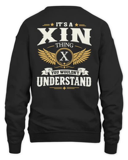 XIN KT06-M008 It’s a [NAME] Thing – You Wouldn’t Understand | Personalized Vintage T-Shirt - Unisex Sweatshirt - Black