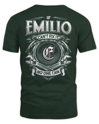 EMILIO AP81-K4-626 - Personalized Ahmed Quote Apparel “If Ahmed Can't Fix It, No One Can” - Unisex Standard T-Shirt - Forest Green