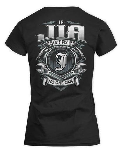 JIA AP81-K4-626 - Personalized Ahmed Quote Apparel “If Ahmed Can't Fix It, No One Can” - Women's Standard T-Shirt - Black