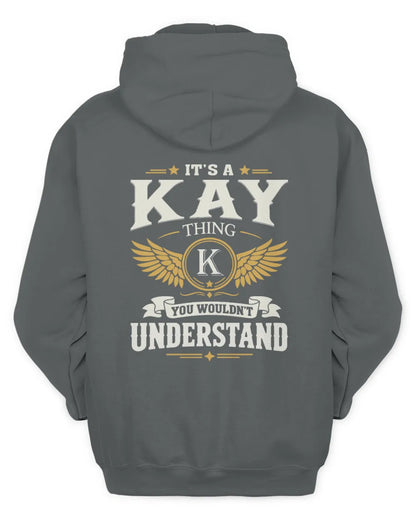 KAY KT06-M008 It’s a [NAME] Thing – You Wouldn’t Understand | Personalized Vintage T-Shirt - Unisex Hoodie - Charcoal