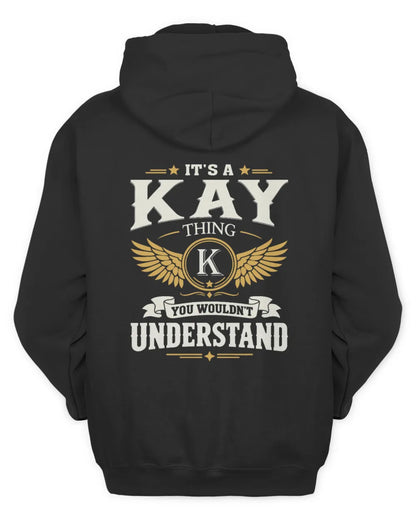 KAY KT06-M008 It’s a [NAME] Thing – You Wouldn’t Understand | Personalized Vintage T-Shirt - Unisex Hoodie - Black