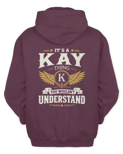 KAY KT06-M008 It’s a [NAME] Thing – You Wouldn’t Understand | Personalized Vintage T-Shirt - Unisex Hoodie - Maroon