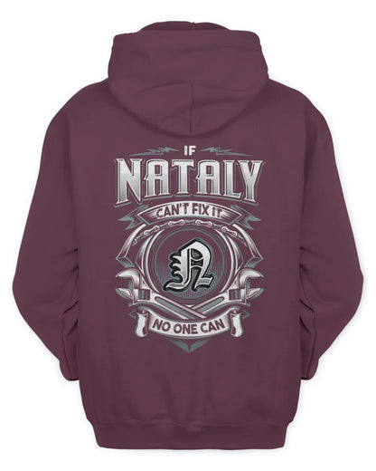 NATALY AP81-K4-626 - Personalized Ahmed Quote Apparel “If Ahmed Can't Fix It, No One Can” - Unisex Hoodie - Maroon