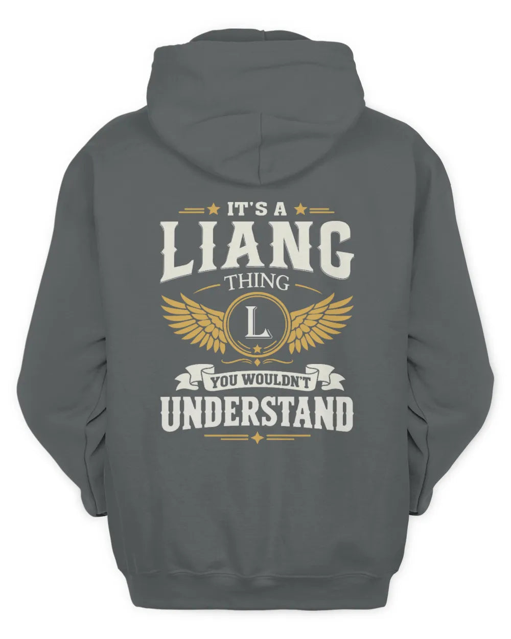 LIANG KT06-M008 It’s a [NAME] Thing – You Wouldn’t Understand | Personalized Vintage T-Shirt - Unisex Hoodie - Charcoal
