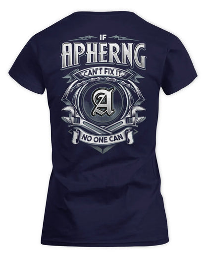 APHERNG AP81-K4-626 - Personalized Ahmed Quote Apparel “If Ahmed Can't Fix It, No One Can” - Women's Standard T-Shirt - Navy