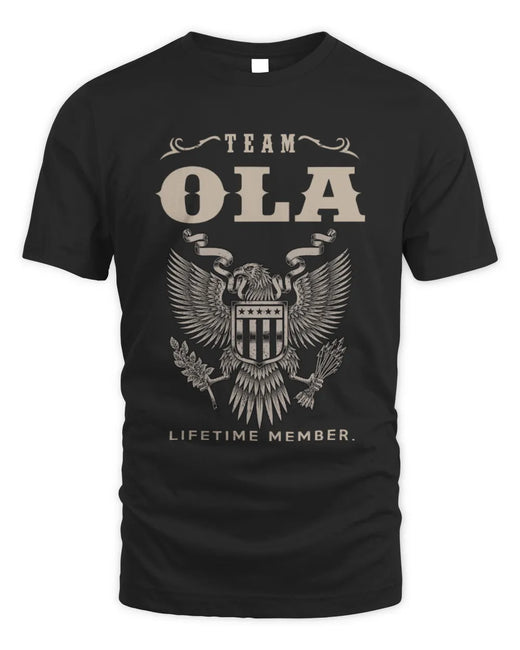 OLA TP06-K82 – Personalized Classic Style Apparel “Team NAME Lifetime Member”