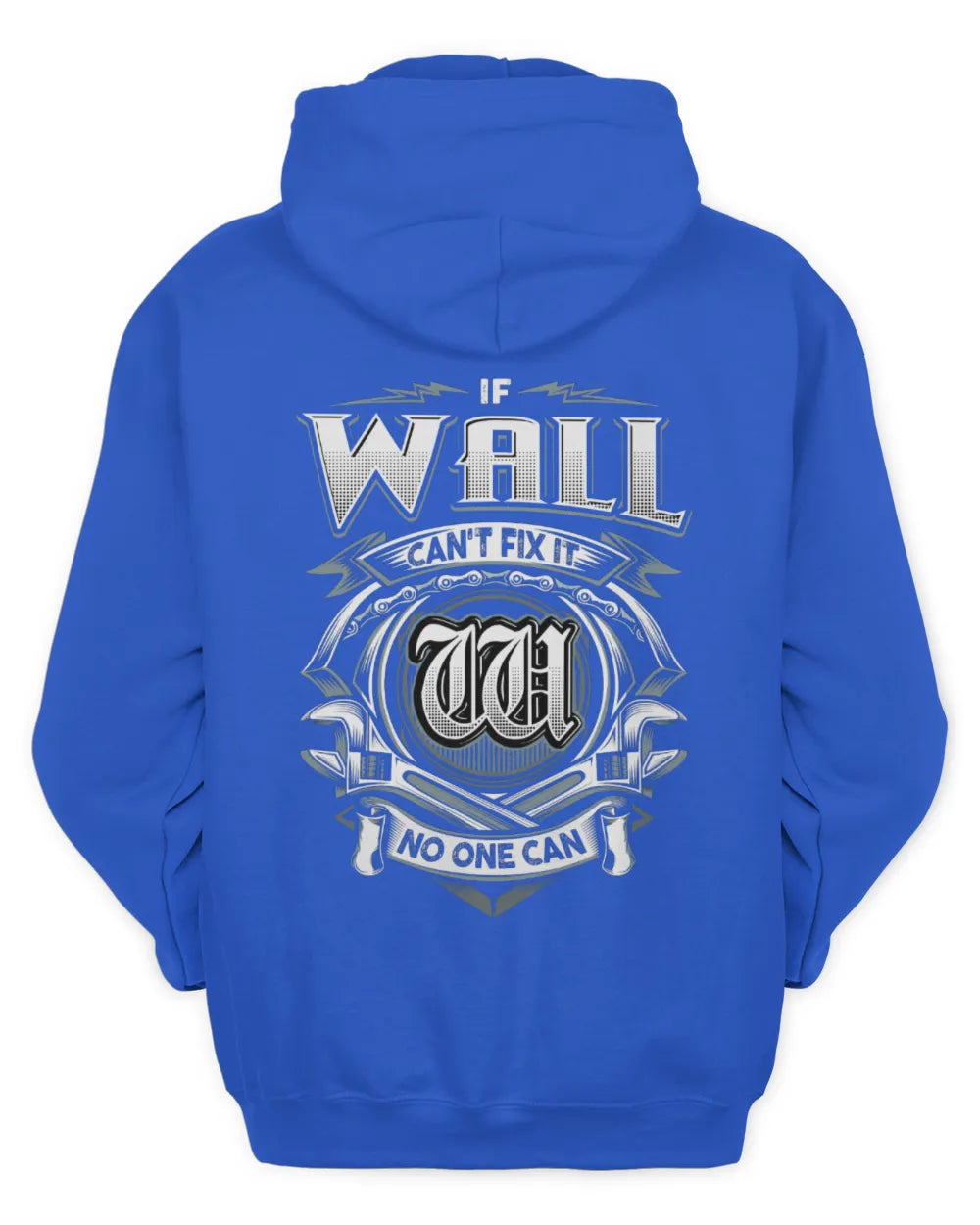 WALL AP81-K4-626 - Personalized Ahmed Quote Apparel “If Ahmed Can't Fix It, No One Can” - Unisex Hoodie - Royal