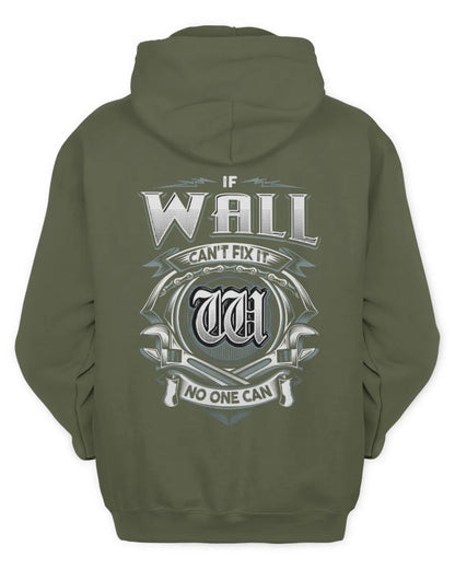 WALL AP81-K4-626 - Personalized Ahmed Quote Apparel “If Ahmed Can't Fix It, No One Can” - Unisex Hoodie - Military Green