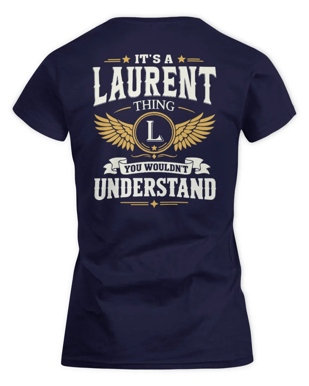 LAURENT KT06-M008 It’s a [NAME] Thing – You Wouldn’t Understand | Personalized Vintage T-Shirt - Women's Standard T-Shirt - Navy
