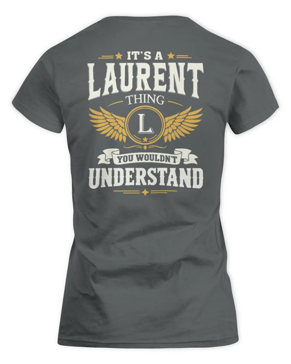 LAURENT KT06-M008 It’s a [NAME] Thing – You Wouldn’t Understand | Personalized Vintage T-Shirt - Women's Standard T-Shirt - Charcoal