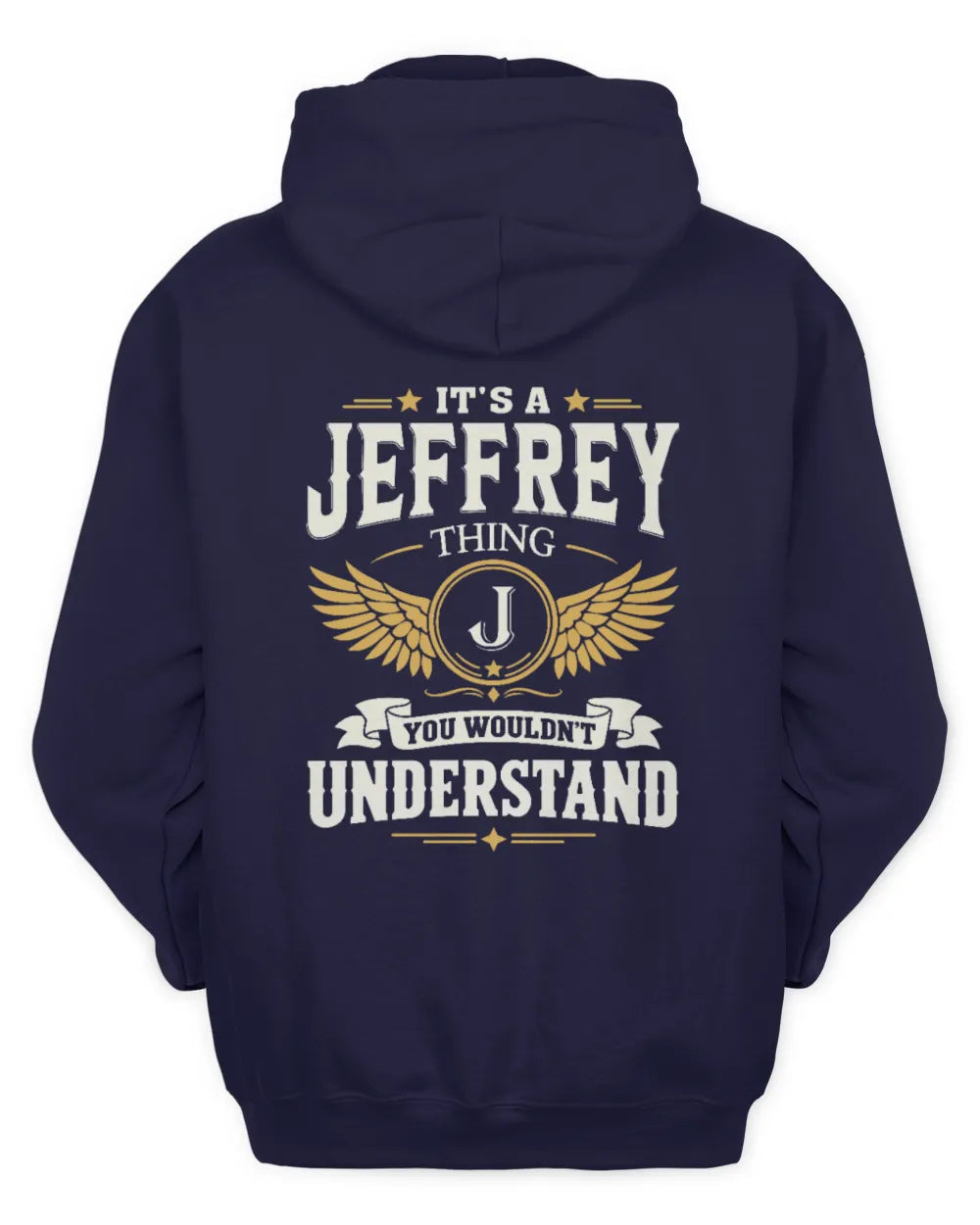 JEFFREY KT06-M008 It’s a [NAME] Thing – You Wouldn’t Understand | Personalized Vintage T-Shirt - Unisex Hoodie - Navy