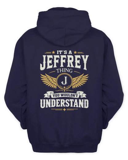 JEFFREY KT06-M008 It’s a [NAME] Thing – You Wouldn’t Understand | Personalized Vintage T-Shirt - Unisex Hoodie - Navy