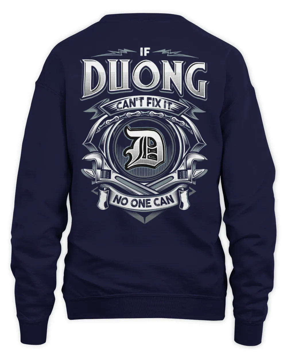 DUONG AP81-K4-626 - Personalized Ahmed Quote Apparel “If Ahmed Can't Fix It, No One Can” - Unisex Sweatshirt - Navy