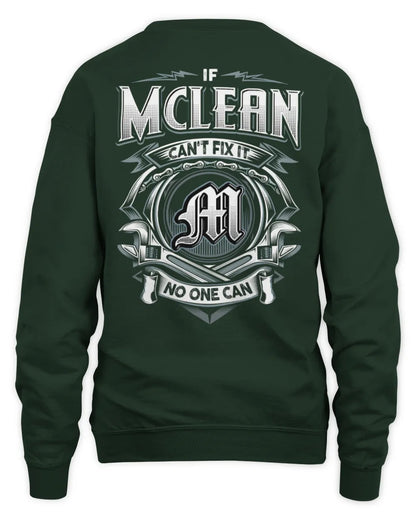 MCLEAN AP81-K4-626 - Personalized Ahmed Quote Apparel “If Ahmed Can't Fix It, No One Can” - Unisex Sweatshirt - Forest Green