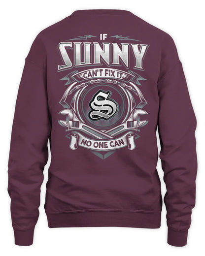 SUNNY AP81-K4-626 - Personalized Ahmed Quote Apparel “If Ahmed Can't Fix It, No One Can” - Unisex Sweatshirt - Maroon