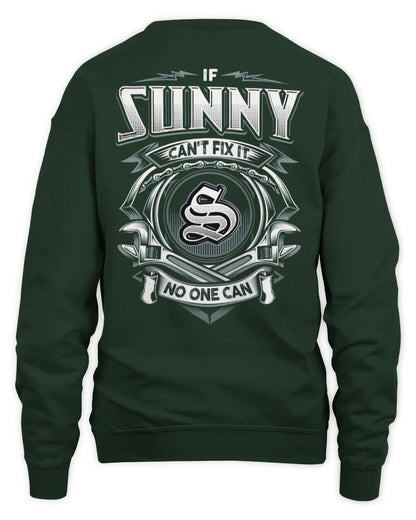 SUNNY AP81-K4-626 - Personalized Ahmed Quote Apparel “If Ahmed Can't Fix It, No One Can” - Unisex Sweatshirt - Forest Green