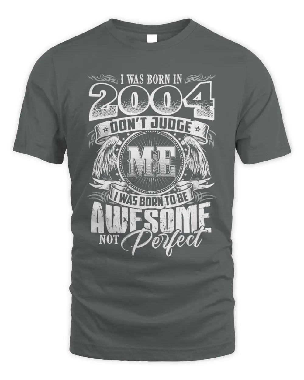 2004 HH89-K2 – Awesome Birth Year Quote T-Shirt - Unisex Standard T-Shirt - Charcoal