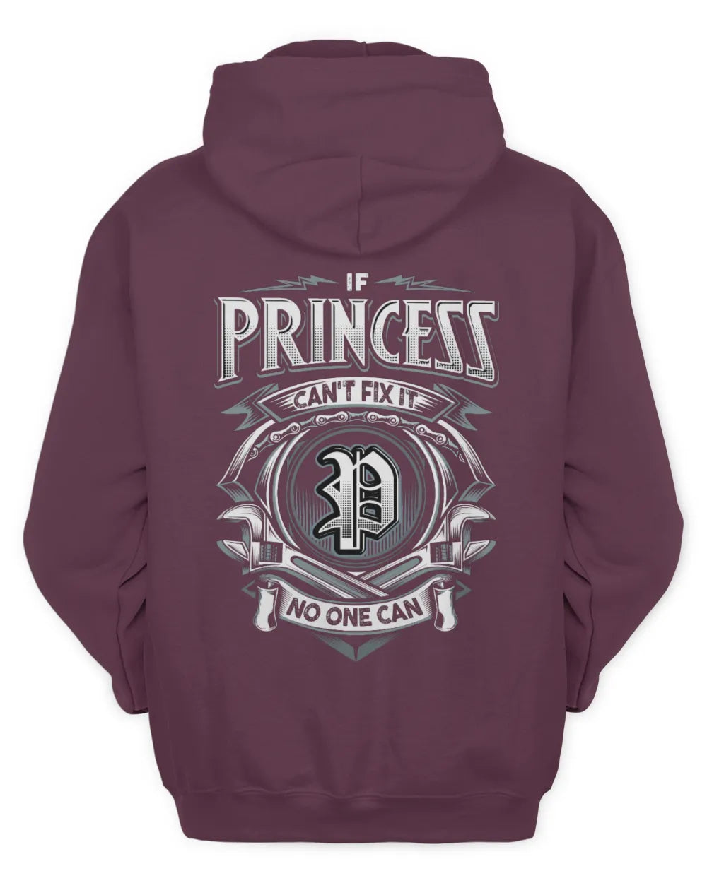 PRINCESS AP81-K4-626 - Personalized Ahmed Quote Apparel “If Ahmed Can't Fix It, No One Can” - Unisex Hoodie - Maroon