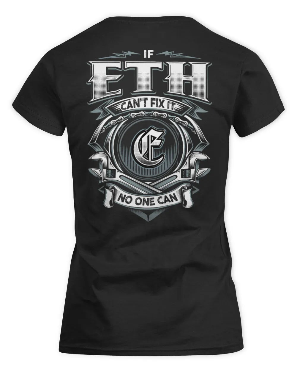 ETH AP81-K4-626 - Personalized Ahmed Quote Apparel “If Ahmed Can't Fix It, No One Can” - Women's Standard T-Shirt - Black