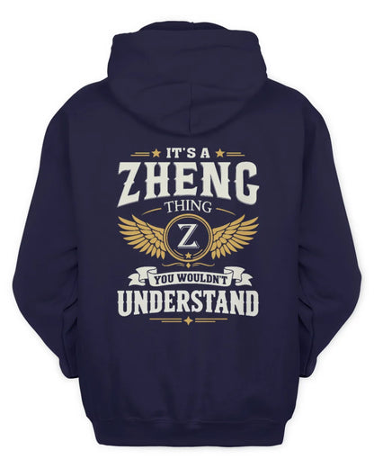 ZHENG KT06-M008 It’s a [NAME] Thing – You Wouldn’t Understand | Personalized Vintage T-Shirt - Unisex Hoodie - Navy