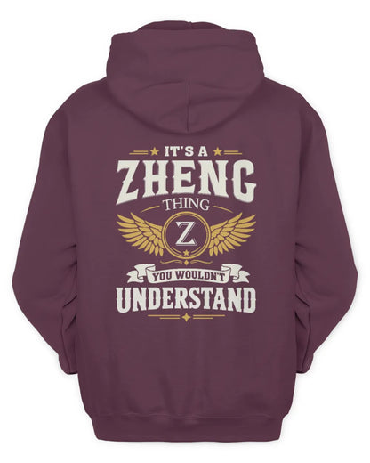 ZHENG KT06-M008 It’s a [NAME] Thing – You Wouldn’t Understand | Personalized Vintage T-Shirt - Unisex Hoodie - Maroon