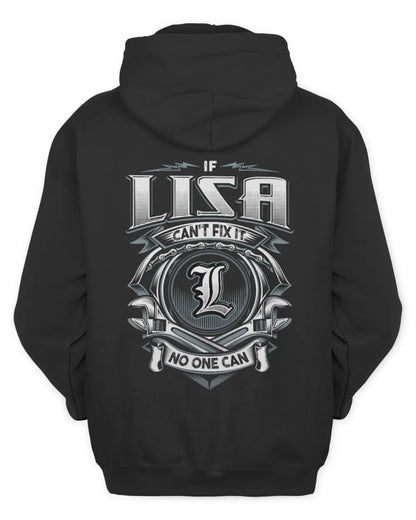 LISA AP81-K4-626 - Personalized Ahmed Quote Apparel “If Ahmed Can't Fix It, No One Can” - Unisex Hoodie - Black