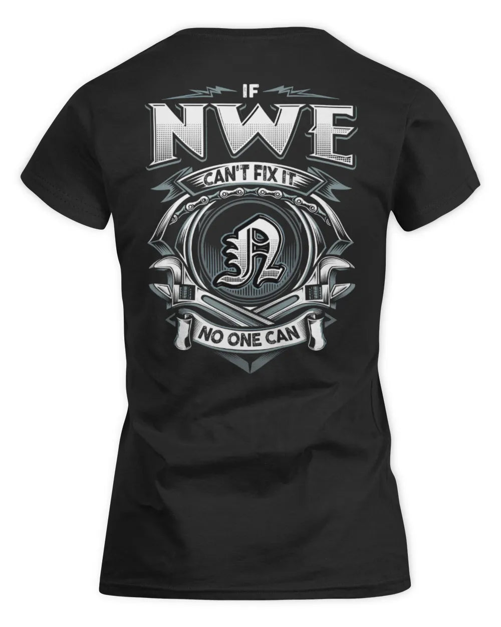 NWE AP81-K4-626 - Personalized Ahmed Quote Apparel “If Ahmed Can't Fix It, No One Can” - Women's Standard T-Shirt - Black
