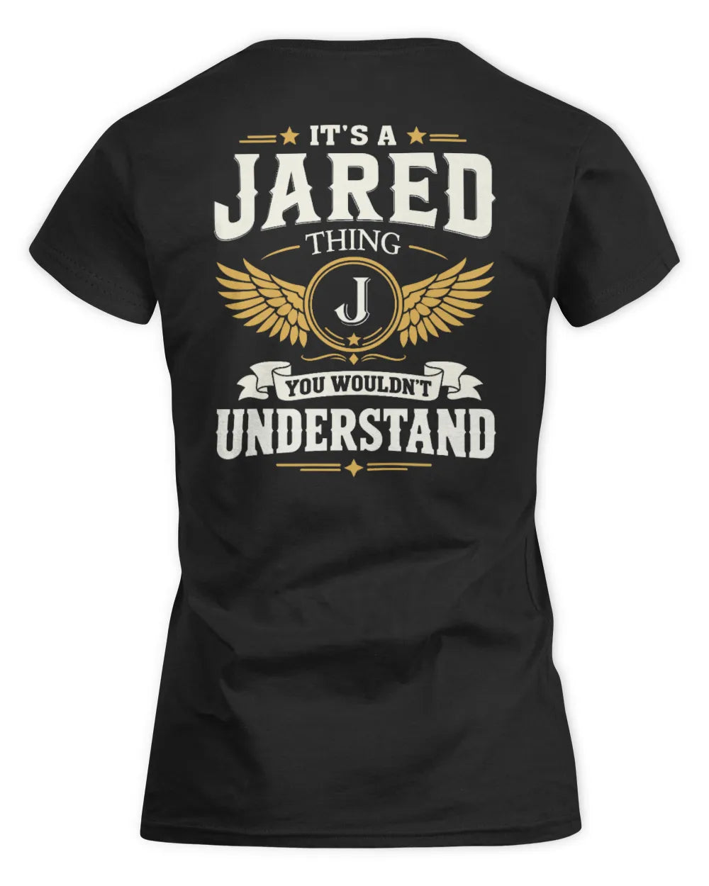 JARED KT06-M008 It’s a [NAME] Thing – You Wouldn’t Understand | Personalized Vintage T-Shirt - Women's Standard T-Shirt - Black