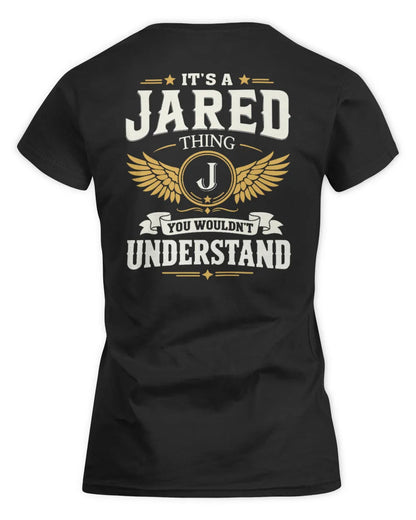 JARED KT06-M008 It’s a [NAME] Thing – You Wouldn’t Understand | Personalized Vintage T-Shirt - Women's Standard T-Shirt - Black